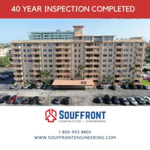 Building in view has undergone its building recertification inspection by souffront construction and engineering.