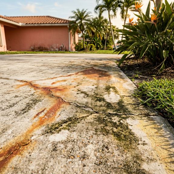 Concrete Discoloration Fort Lauderdale